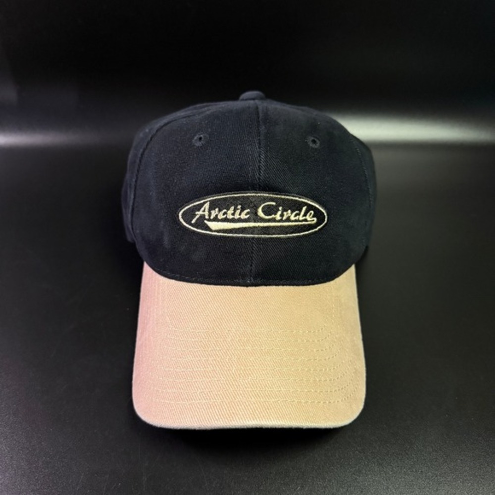 Arctic Circle Port Authority Navy Tan Cotton Twill Baseball Hat‎ Mens OSFA